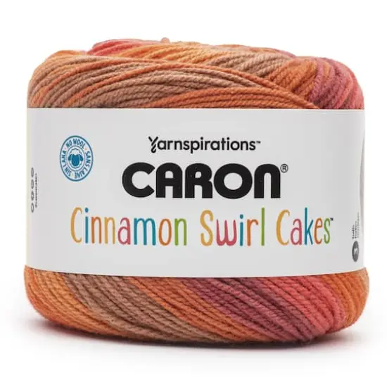 Caron&reg; Cinnamon Swirl Cakes&trade; Yarn Heat Wave {1}