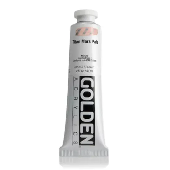 Golden&reg; 2oz. Heavy Body Acrylic Paint Titan Mars Pale {1}