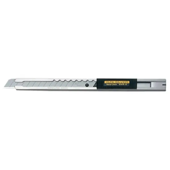 Olfa® Stainless Steel Auto-Lock Knife with Snap Off Blades {1}