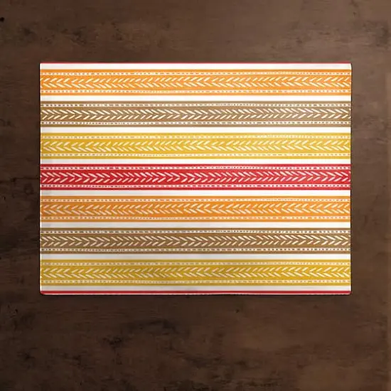 Fall Stripes Poly Twill Placemat {3}