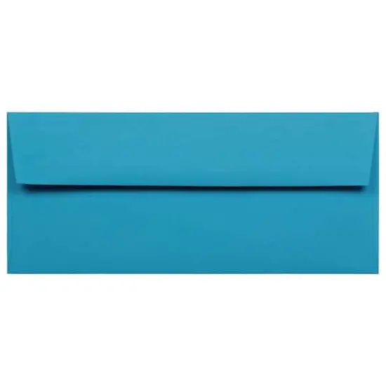 JAM Paper#10 Business Bright Hue Recycled Envelopes, 50ct. Blue {1}