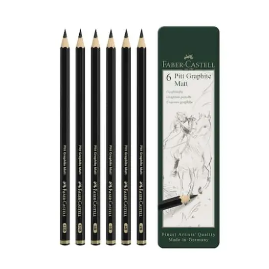 Faber-Castell&reg; PITT&reg; Matte Graphite Pencil Set {1}