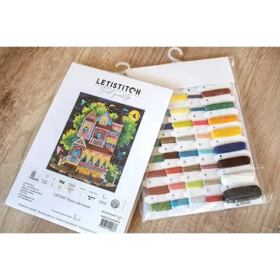 Letistitch Fairy Tale House Counted Cross Stitch Kit {4}