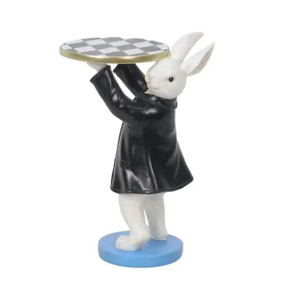 11.25" Rabbit with Plate Tabletop D&eacute;cor by Ashland&reg; {1}