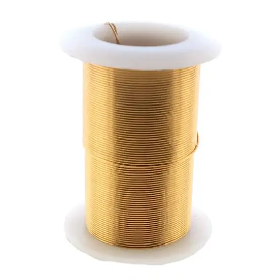 The Beadsmith&reg; Wire&trade; Elements 22 Gauge Tarnish-Resistant Wire Brass {6}