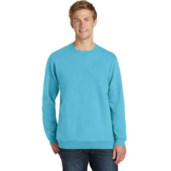 Port & Company&reg; Beach Wash&reg; Garment-Dyed Sweatshirt Tidal Wave {4}