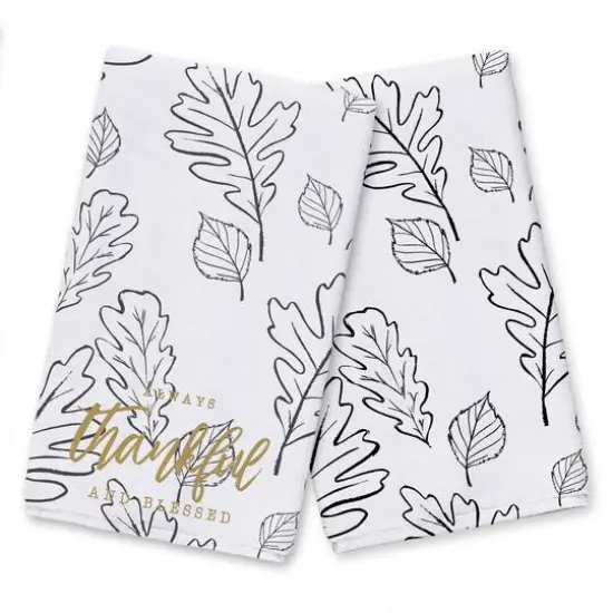 Always Thankful & Blessed Tea Towel Set {1}