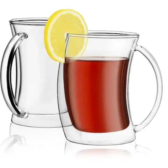 JoyJolt&reg; Caleo Double Wall Coffee & Tea Glasses, 4ct. {4}