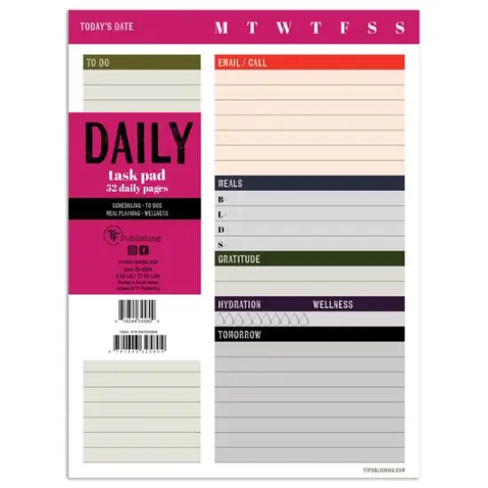 TF Publishing Daily Bold Moves Task Pad {1}