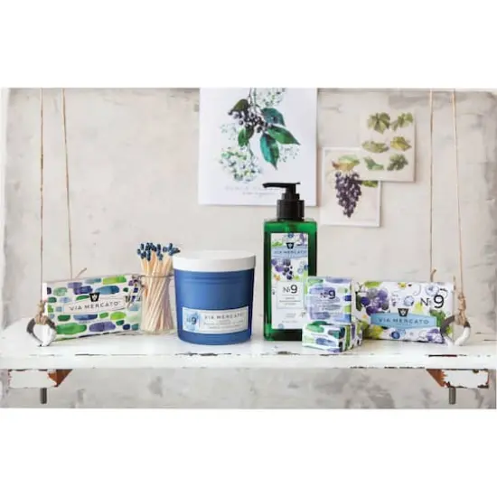 European Soaps Colorful Match Box Blue {6}