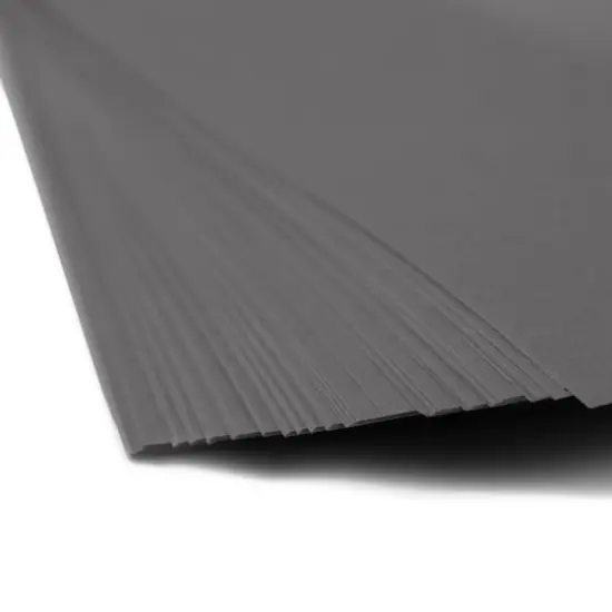 JAM Paper Matte 8.5'' x 11'' 28lb. Paper, 50 Sheets Dark Gray {4}