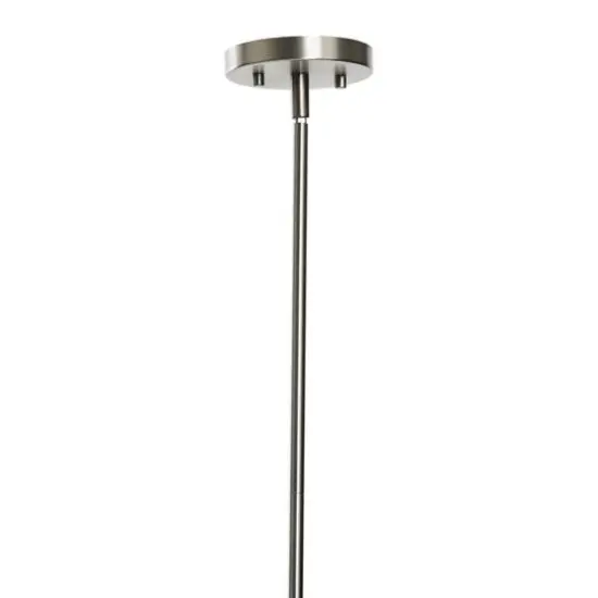 Hello Honey&reg; Robert Stevenson Lighting Holden Metal & Glass 4-Light Linear Chandelier Antique Nickel {10}