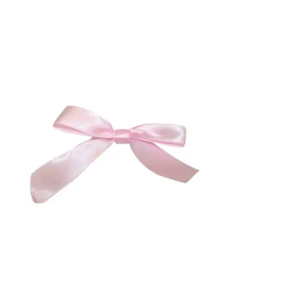 JAM Paper 2" Satin Twist Tie Bows, 100ct. Light Pink {1}