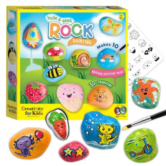 Faber-Castell® Creativity for Kids® Hide & Seek Rock Painting Kit {1}