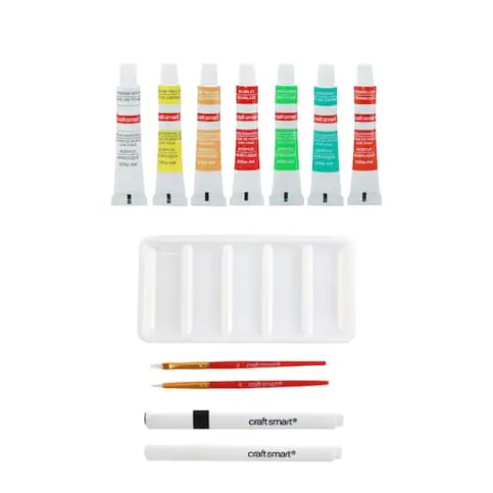 7" Fruit Round Canvas Painting Kit by Craft Smart&reg; {5}