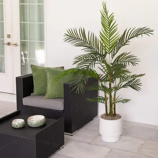 5ft. Potted UV Resistant Areca Palm Tree {3}