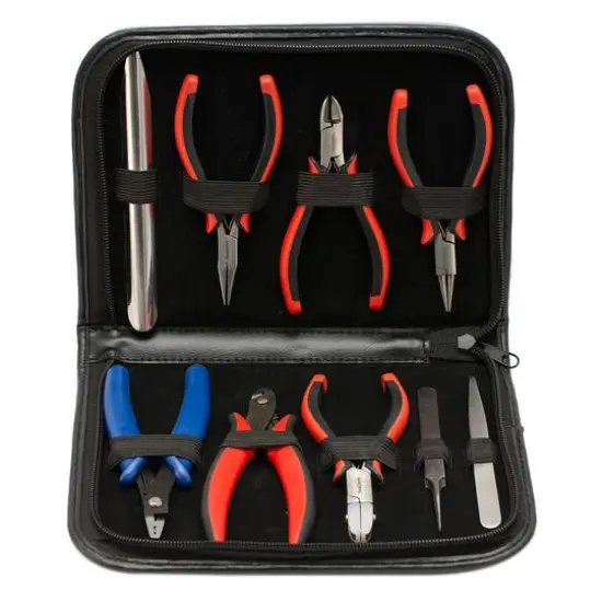 The Beadsmith&reg; Deluxe Ergo 9 Piece Tool Set {6}