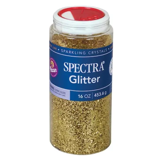Pacon&reg; Spectra&reg; Glitter Sparkling Crystals, 2ct. Gold {4}