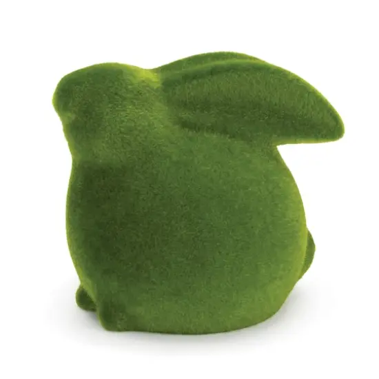 Mossy Terra Cotta Rabbit Figurines Set {4}