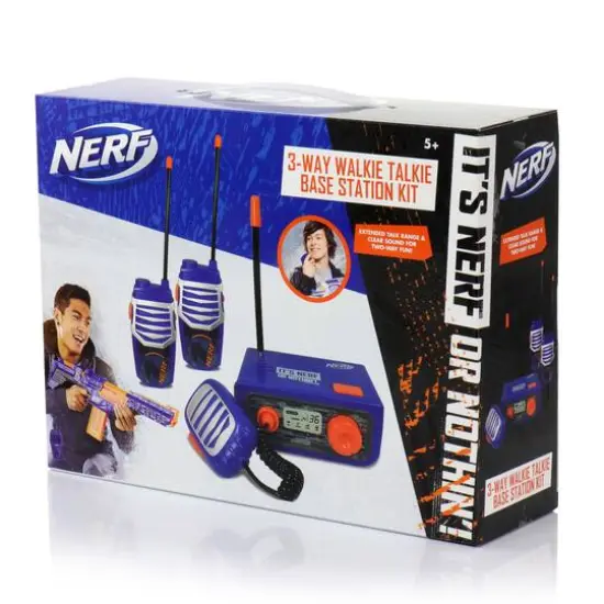 Nerf 3-Way Walkie Talkie Base Station Kit {7}