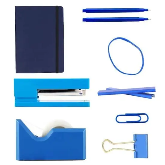 JAM Paper Complete Desk Kit Blue {4}