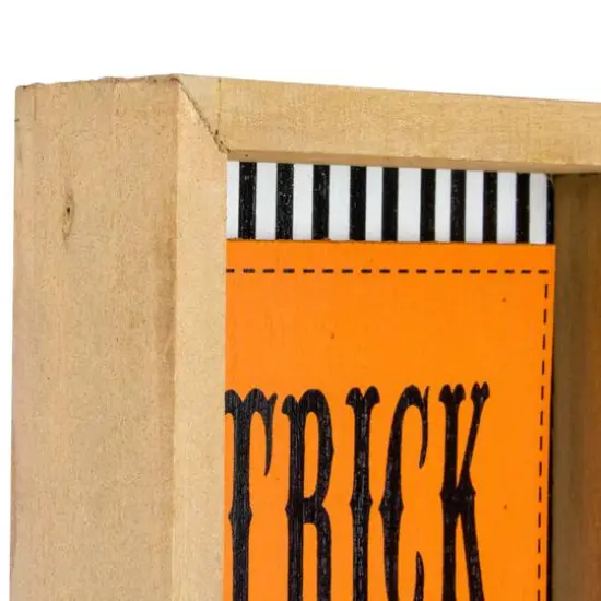 Happy Halloween Wooden Shadow Box Plaques Set {7}