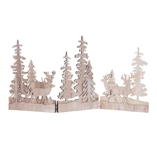 24" Winter Forest Scene Trifold Display {1}