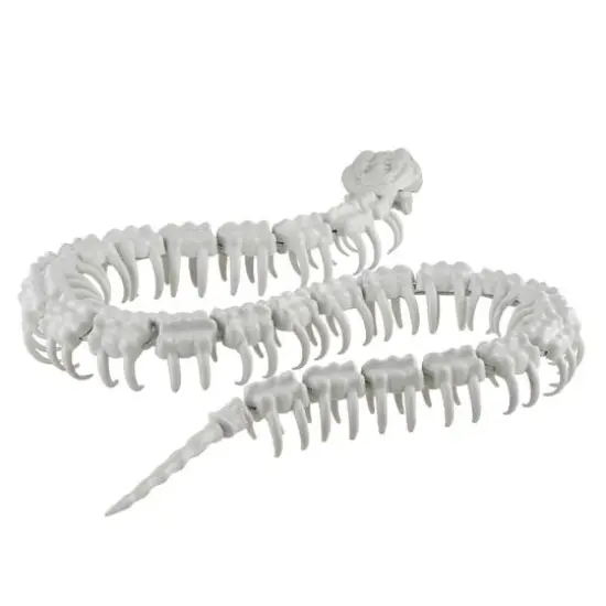4.7ft. Sound Activated Snake Skeleton with Red Light-Up Eyes by Ashland&reg; {4}