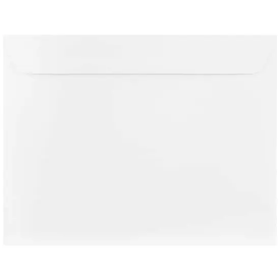 JAM Paper 10" x 13" Bright White Wove Strathmore Booklet Envelopes, 25ct. {1}