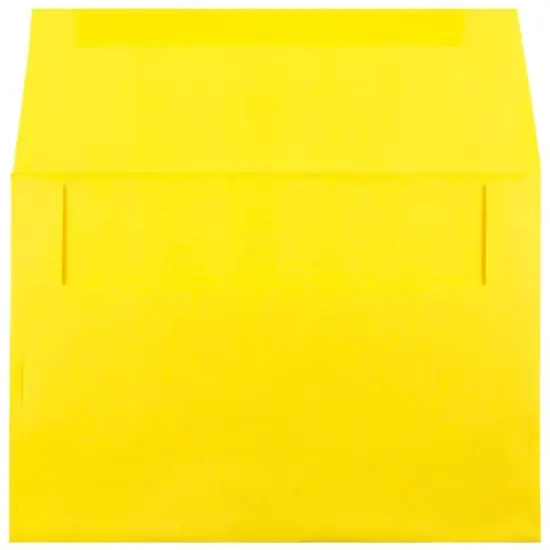 JAM Paper A8 Colored Invitation Envelopes, 50ct. Yellow {4}