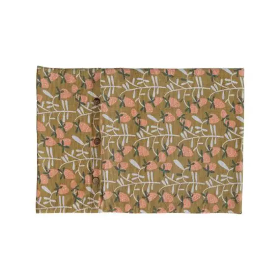 Hello Honey&reg; Strawberry Cotton Dish Drying Mat with Quilted Terry Cloth Insert {6}