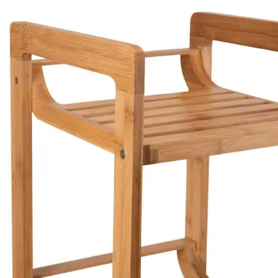 Organize It All 41" Lohas 4-Tier Bamboo Shelving Tower {5}