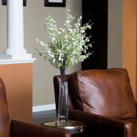 38" Cherry Blossoms Silk Arrangement in Vase  {4}