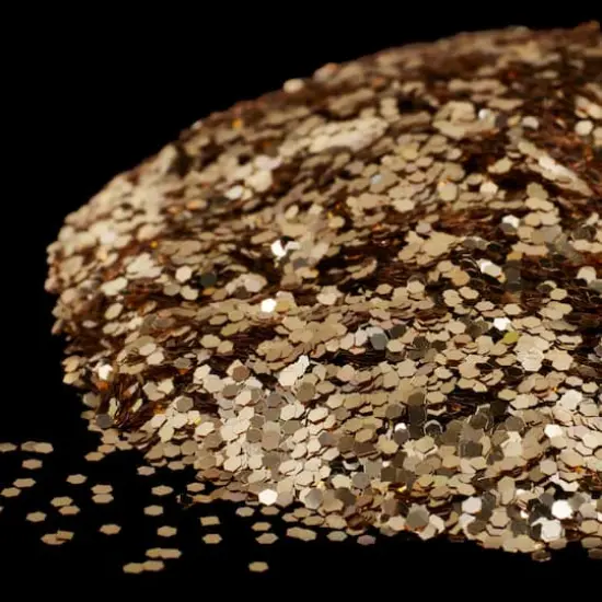 Chunky Polyester Glitter by Recollections&trade;, 15oz. Champagne {3}