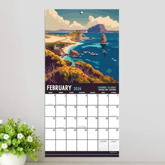 2026 National Parks-Art Mini Calendar {4}