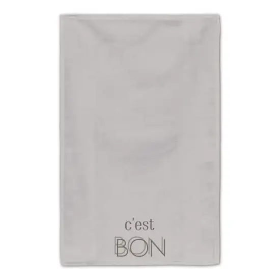 C'est Bon Tea Towel Set Gray {5}