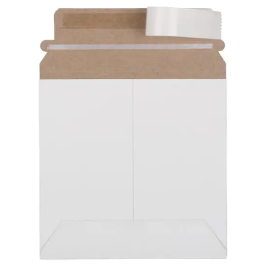 JAM Paper 6" x 6" White Flat Photo Mailer Peel & Seal Closure Envelopes, 6ct. {3}