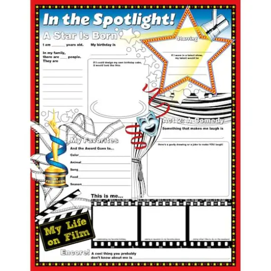 North Star Teacher Resources In The Spotlight Posters, 32ct. {1}