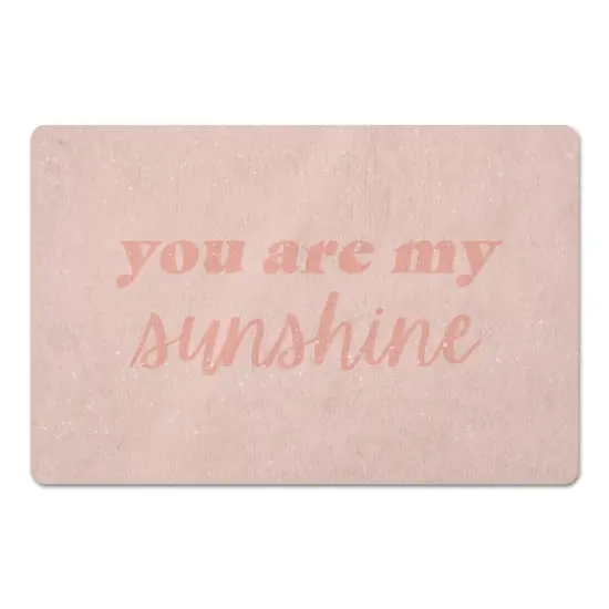 18" x 27" You Are My Sunshine Floor Mat {1}