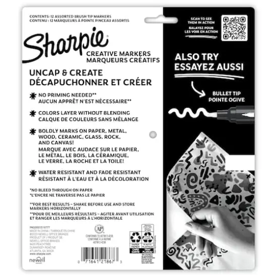 Sharpie&reg; 12 Color Brush Tip Creative Markers {8}