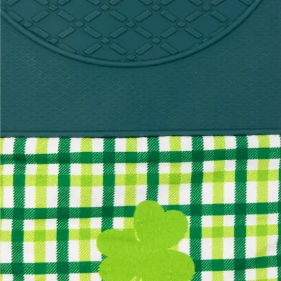 Green Plaid Shamrock Oven Mitts, 2ct. {5}