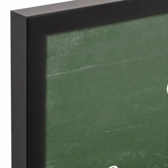 Lucky Script 15.73" x 12.73" Black Framed Canvas {4}