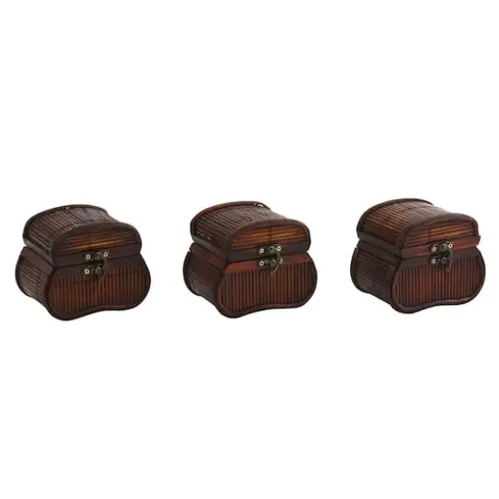 4" Bamboo Chests, 3ct. {3}
