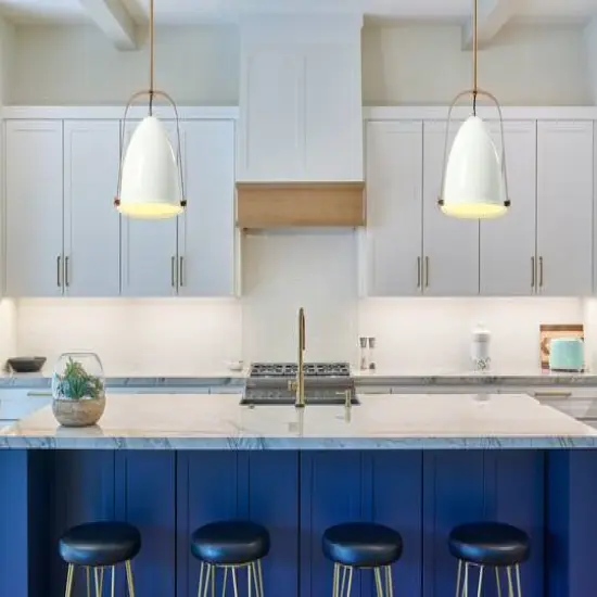 Hello Honey&reg; 5.9ft. 2-Tone Metal Ceiling Light White and Brushed Gold {5}