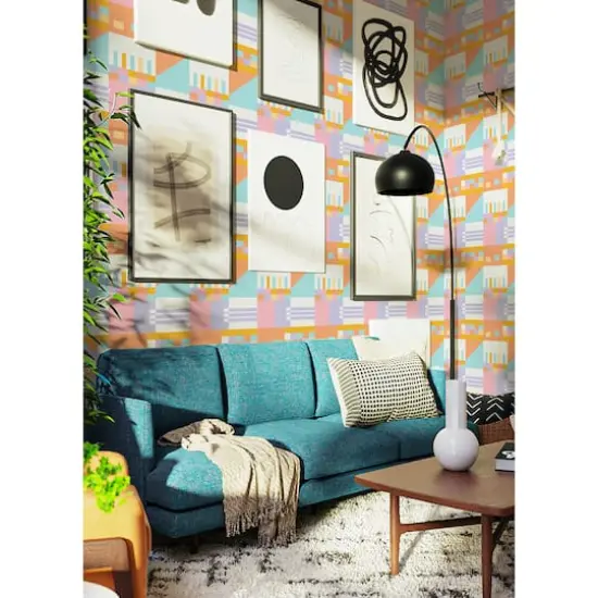 Aelfie Warm Kiki Shapes Peel & Stick Wallpaper {4}