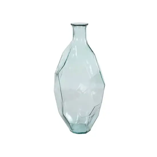 23" Clear Glass Contemporary Vase {5}