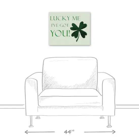 Lucky Me I've Got You 20" x 16" Canvas Wall Art {6}