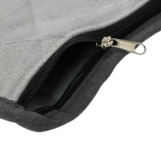Household Essentials 54" Quilted Table Leaf Storage Bag Gray {5}