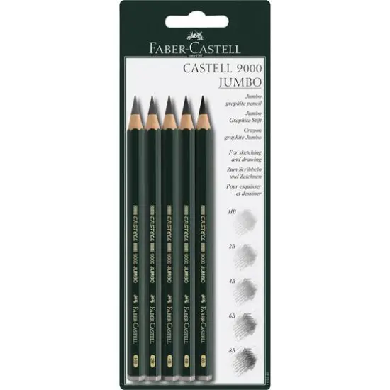 Faber-Castell 9000 Jumbo Graphite Pencil Set {1}