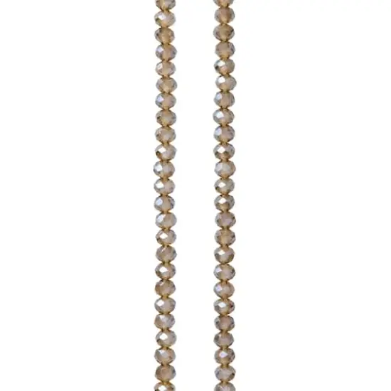 Silver Glass Small Faceted Rondelle Beads, 3mm by Bead Landing&trade; {1}